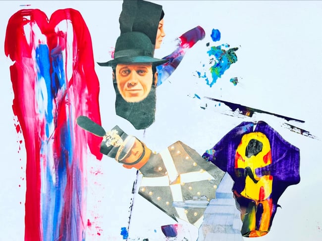 Metro Melee-Original Painting 