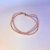 Image 1 of Pink Champagne Anklet