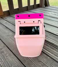 Image 4 of Hobart pink welding hood 