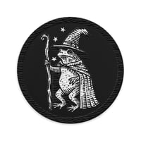 Frog Wizard embroidered patches