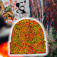 Image 2 of 🆕 DiSNeY MiCKeY MoUSe 🐭 KeiTH HaRiNG🎨 PuFFeR 🧥 BuNDLe 🧣 🎩 