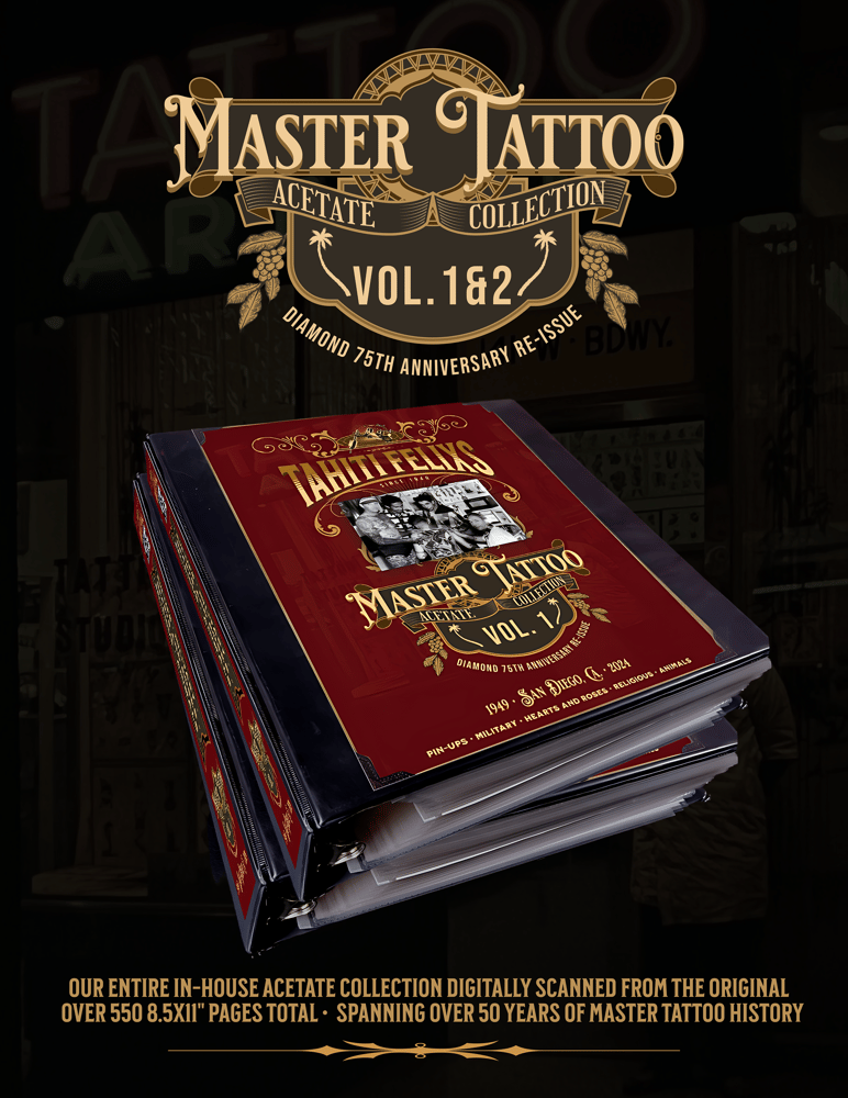 Image of Tahiti Felix’s Master Tattoo Acetate Collection Vol.1 &2