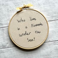 Image 1 of “your words” hoop