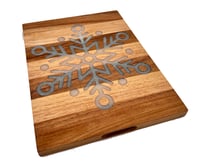 Image 3 of Striped Snowflake Board