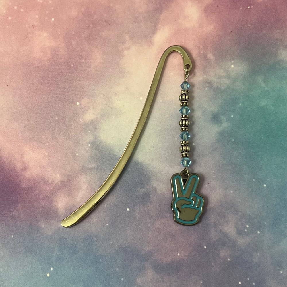 Image of Peace Fingers Bookmark