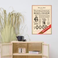 Image 4 of Rolex waterproof ad framed poster
