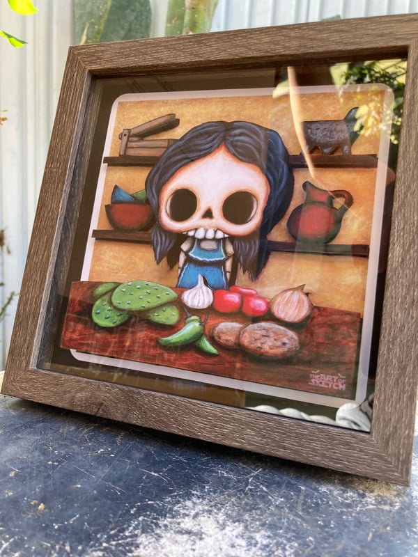 Image of Nopalitos shadow box