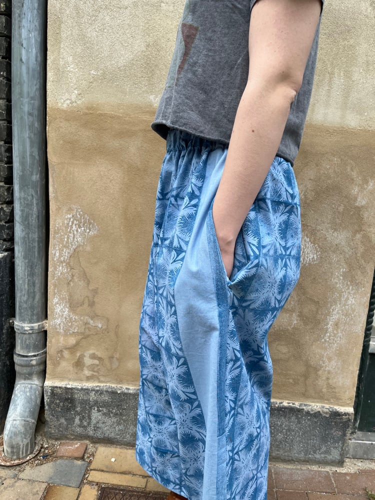 Image of Oversize pants blue batik  (xs-xxl))