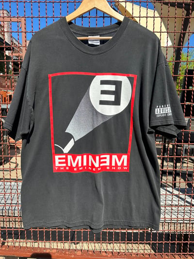 Image of 2002 Vintage Eminem THE EMINEM SHOW Rap Tee, SIZE: XL