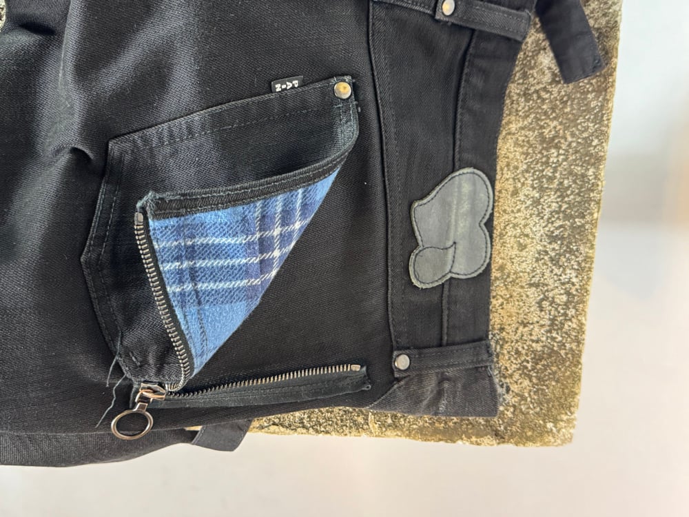 Image of Number Nine AW2006 Noir Multi Zip Bondage Pants