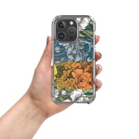 Image 9 of Art Nouveau Inspired Colorful Quartet Boho Hippie Floral Sketch Clear Case for iPhone®