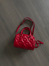 red hearts purse 