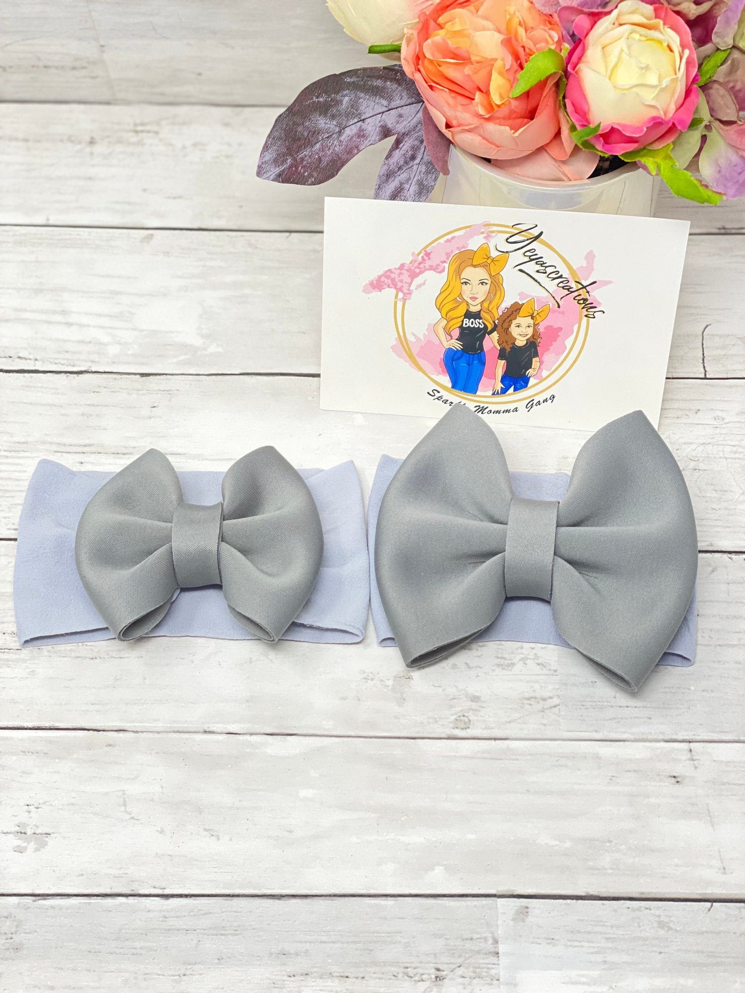 Image of Tiny Classic marshmallow headbands 