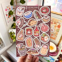 Image 1 of Latino Food Sticker Sheet