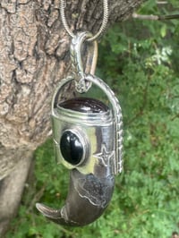Image 3 of Large Black bear claw pendant 2