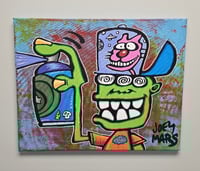 Image 2 of Encountering The Graff Monster (painting)