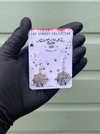 Image 1 of Spider Web Earrings