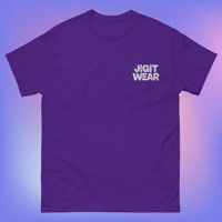 Image 5 of “JigIt Wear” Logo Embroidered Tee