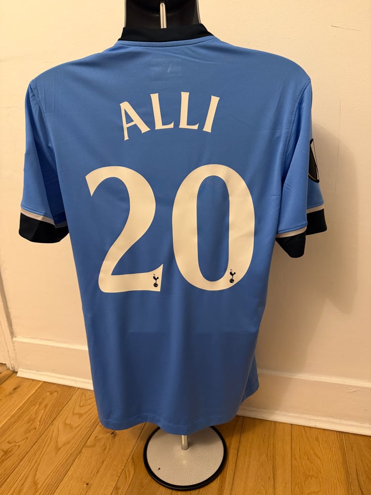 Image of PRE ORDER: Tottenham Hotspur “ALLI 20” 2015/16 Away Shirt + UEL patches (M)