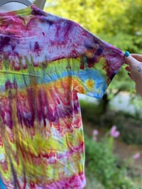 Image 6 of SMALL Live Fast Eat Trash Tie Dye Shirt H21