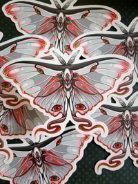 Image 2 of Luna Moth Omen | Vinyl Sticker