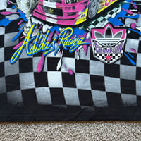 Image 5 of ADIDAS X JEREMY SCOTT RALLY TEE MENS SHIRT SIZE SMALL CHECKERED NEW