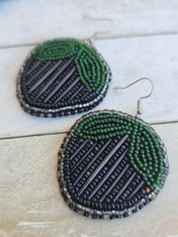 Image 2 of Black Quill Strawberry earrings 