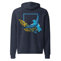 Image 7 of Rooted  Blue Bird Hoodie