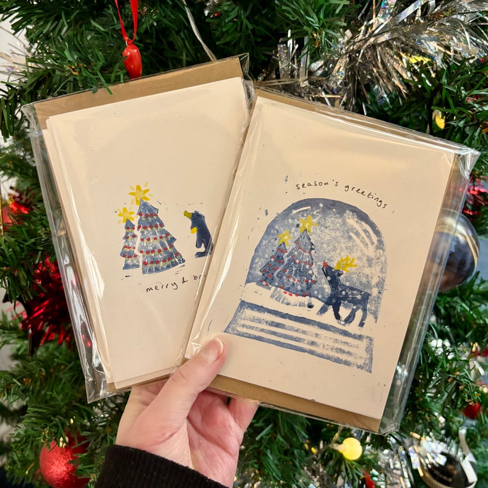 Christmas Cards: Reindeer & Penguins