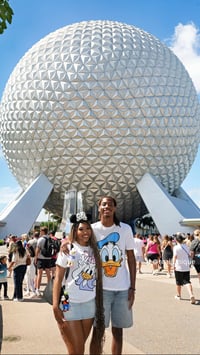 Image 2 of Adult DD Big Face Tee