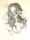 Original drawing “Summer babe”