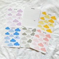 Image 1 of Blob cloud stickers