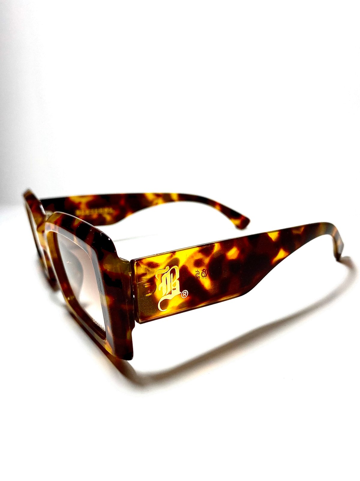 Image of BLE$$ING$®️ BOX SHADES (TORTOISE)