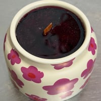Image 5 of champagne pop scented flower candle
