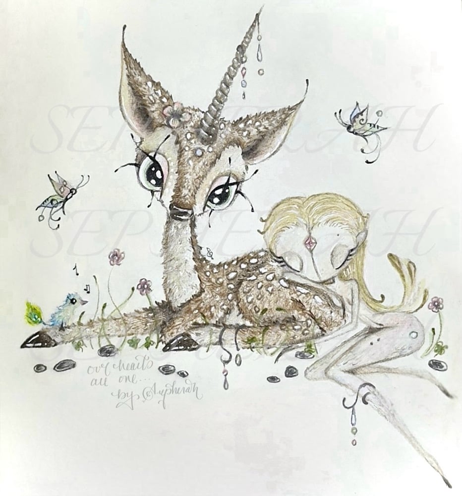 Image of Our Hearts Are One Print (sizes available)