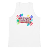 Image 3 of Be More Whimsical Men’s premium tank top
