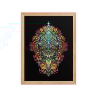 Image 5 of Smiling Mask Framed Matte Art poster Borderless