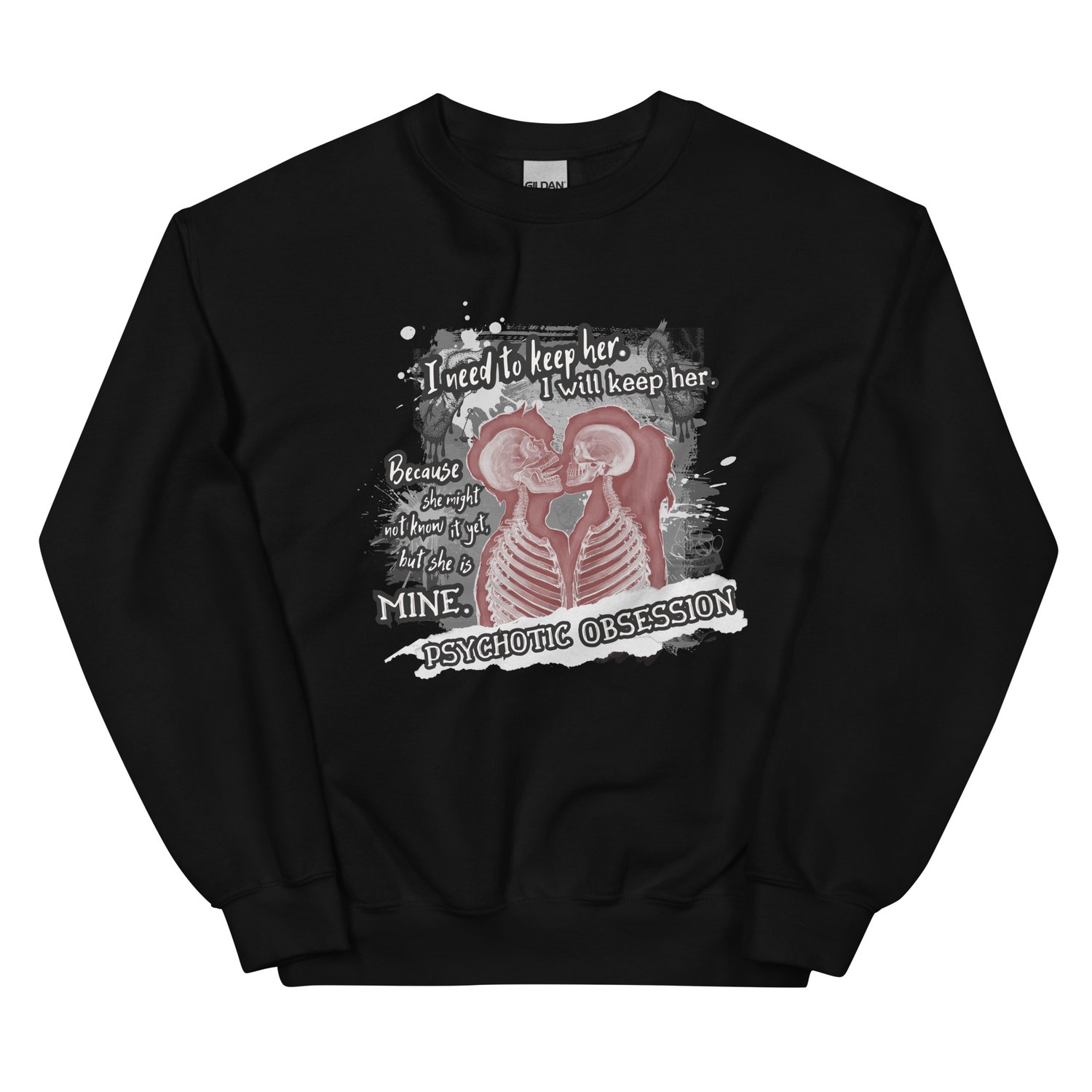 Image of Officially licensed Leigh Rivers Psychotic obsession Tobias & Aria Unisex Sweatshirt
