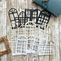 Image 1 of Die Cut Windows | 3 Color Variatons | 5 Pieces