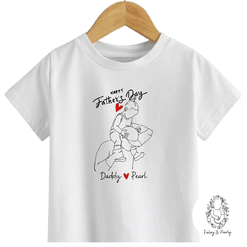 T-SHIRT: Happy Father's Day Personalised