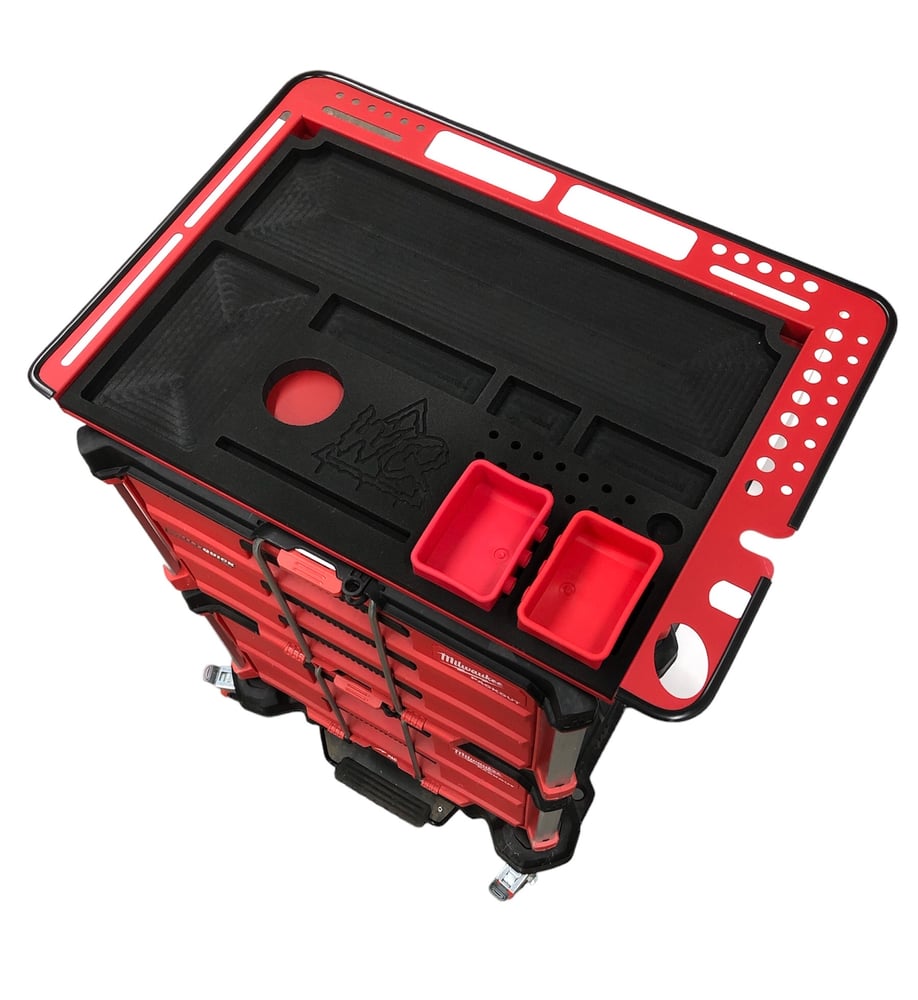 Image of Red Packout Cart Top 