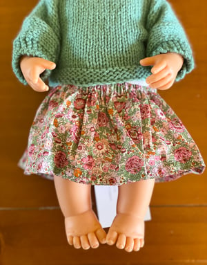 Image of Liberty Skirt To Suit 38cm Miniland Doll - Amelie