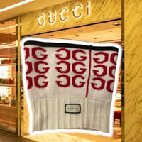 Image 4 of GuCCi Jacquard GG Logo neck warmer🧣