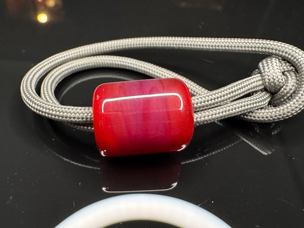 Image of Glass Bead on Lanyard #2