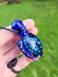 Image 3 of Empire Blue Baby Sea Turtle Pendant