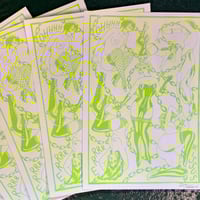 Image 3 of Ohh Errr Missus screen print glow in the dark