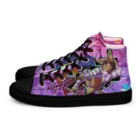 Image 14 of WOMEN'S - Delinquent Bunny -  high top canvas shoes