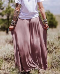 Image 4 of Perfect Pocket Maxi Skirt - Mocha