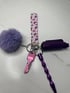 Pink & Purple Butterfly Safey Keychain  Image 2
