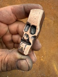Copper Pocket Skull #2